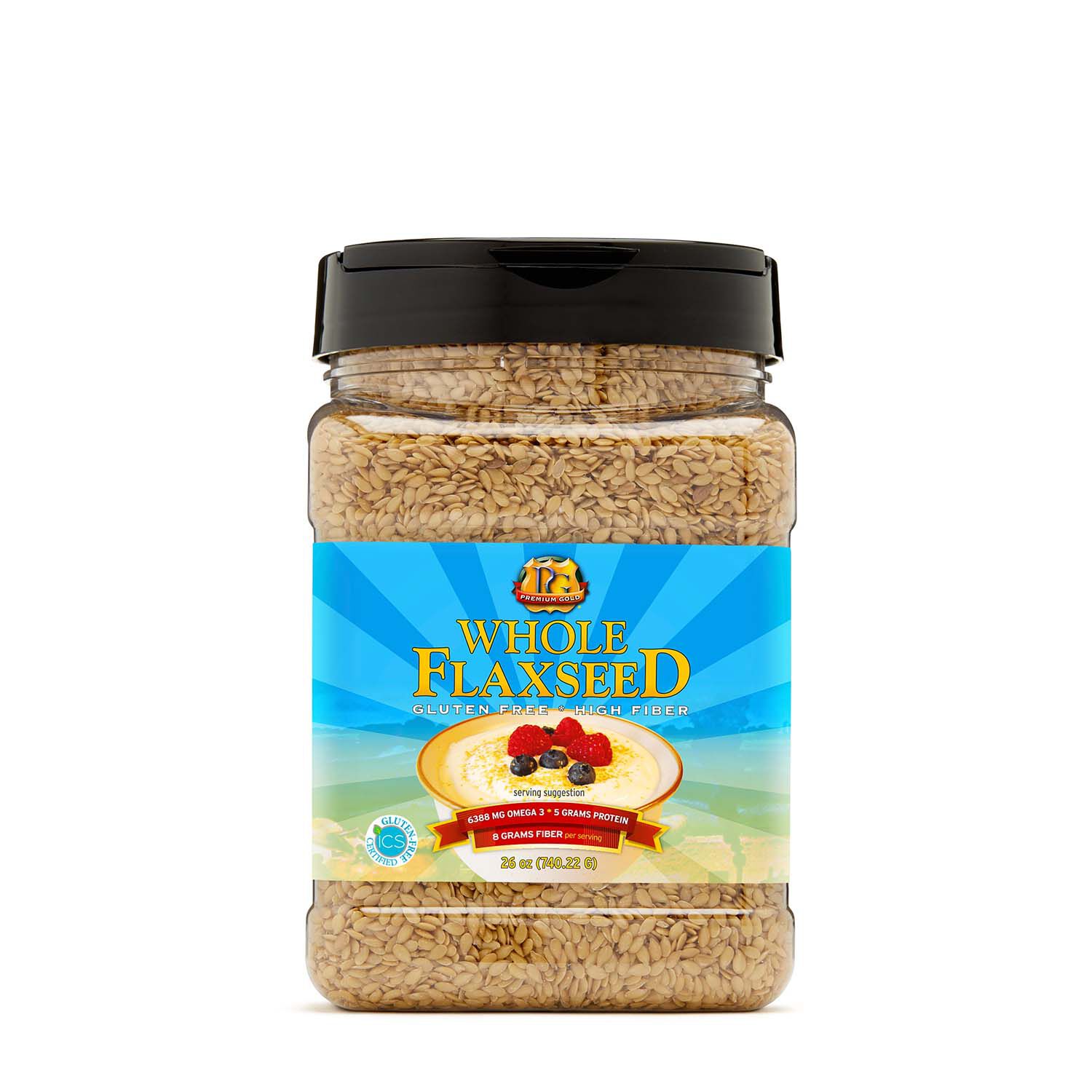 Premium Gold Flaxseed Premium Gold Whole Flaxseed (96 oz